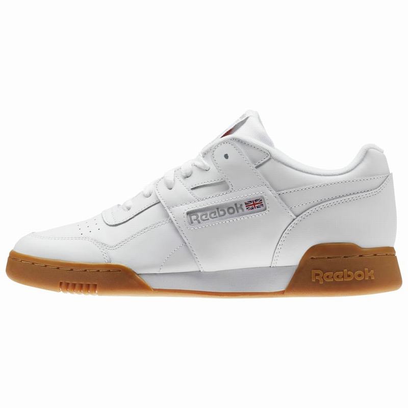 Reebok Workout Plus Tenisky Damske - Biele/Hnede ZK6102VQ